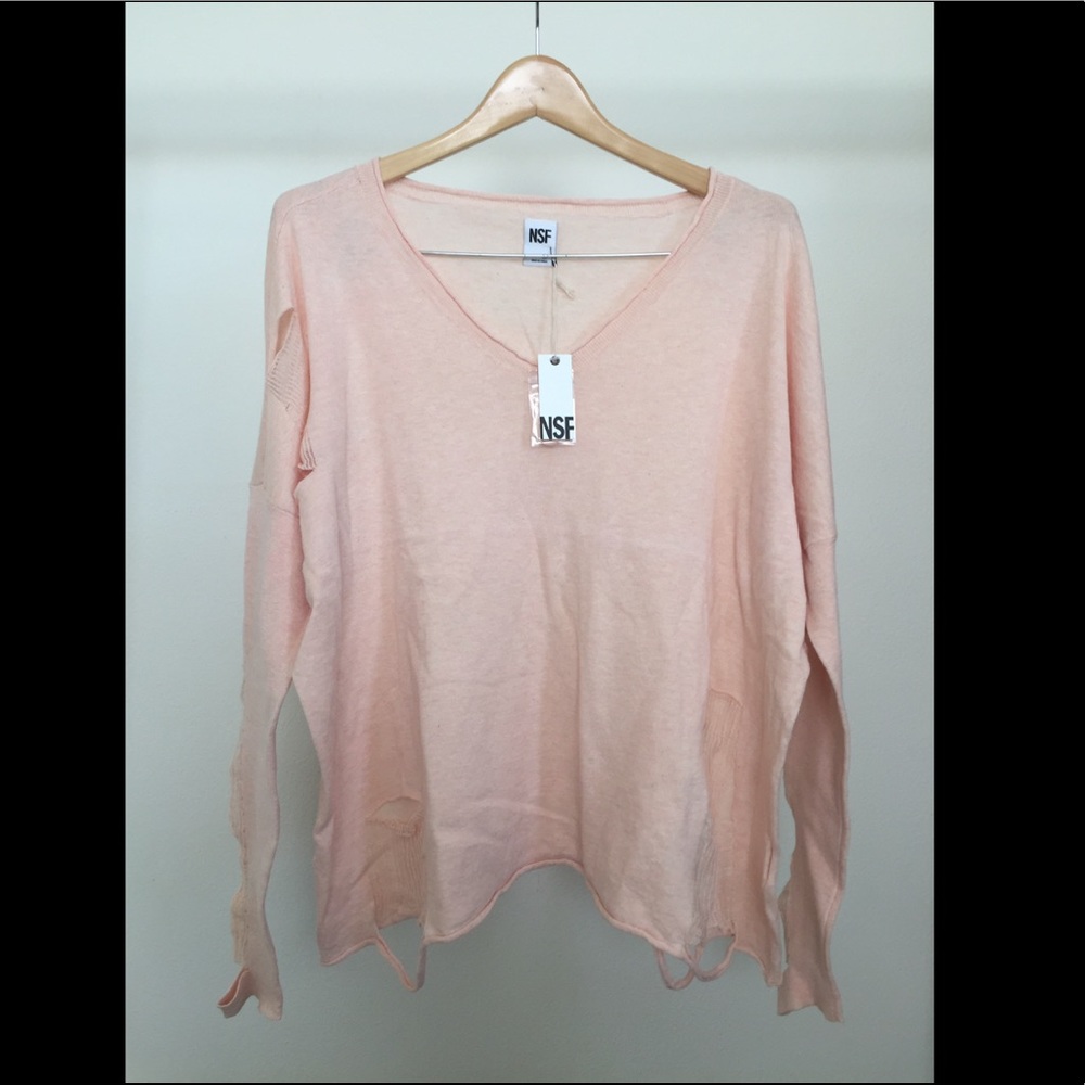 NWT NSF Teddy sweater.